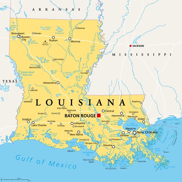 Asian Store Locations - Louisiana