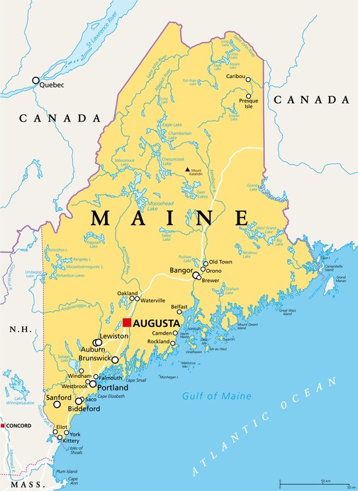 Asian Store Locations - Maine