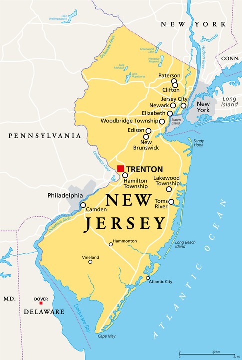 Asian Store Locations - New Jersey