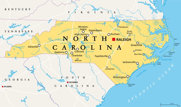 Asian Store Locations - North Carolina
