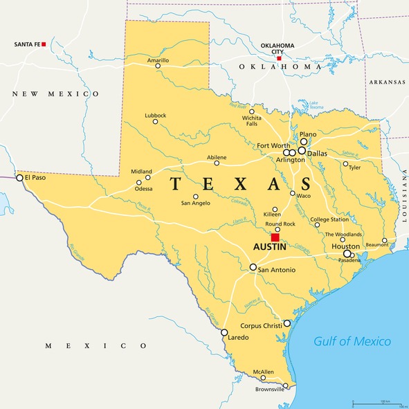 Asian Store Locations - Texas