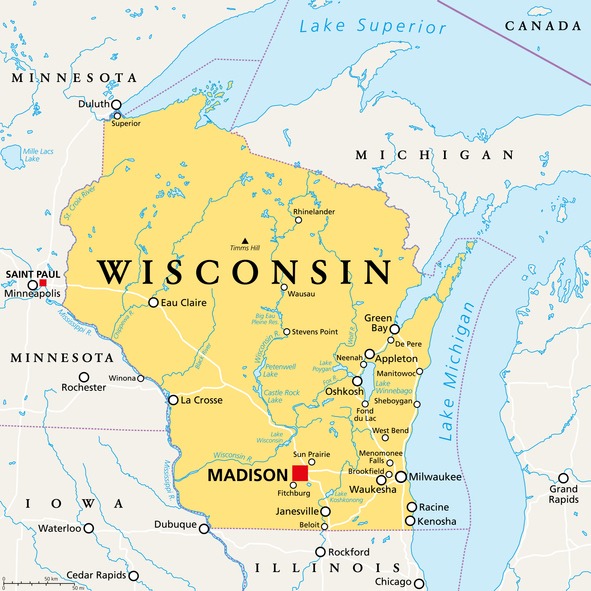 Asian Store Locations - Wisconsin