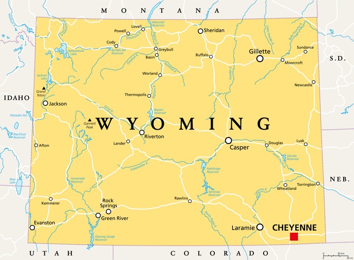 Asian Store Locations - Wyoming