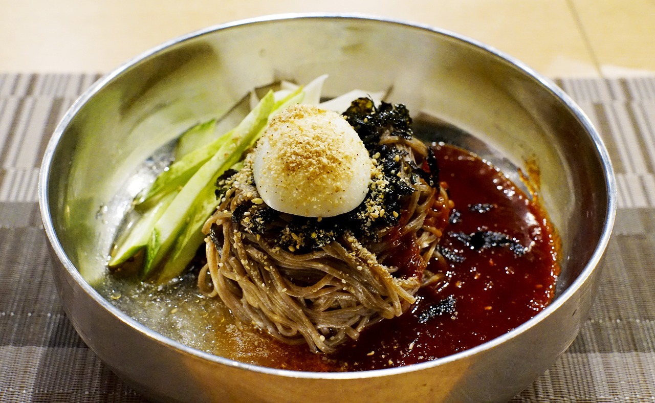 Dongchimi-naengmyeon - Buckwheat Noodles in Radish Kimchi Water