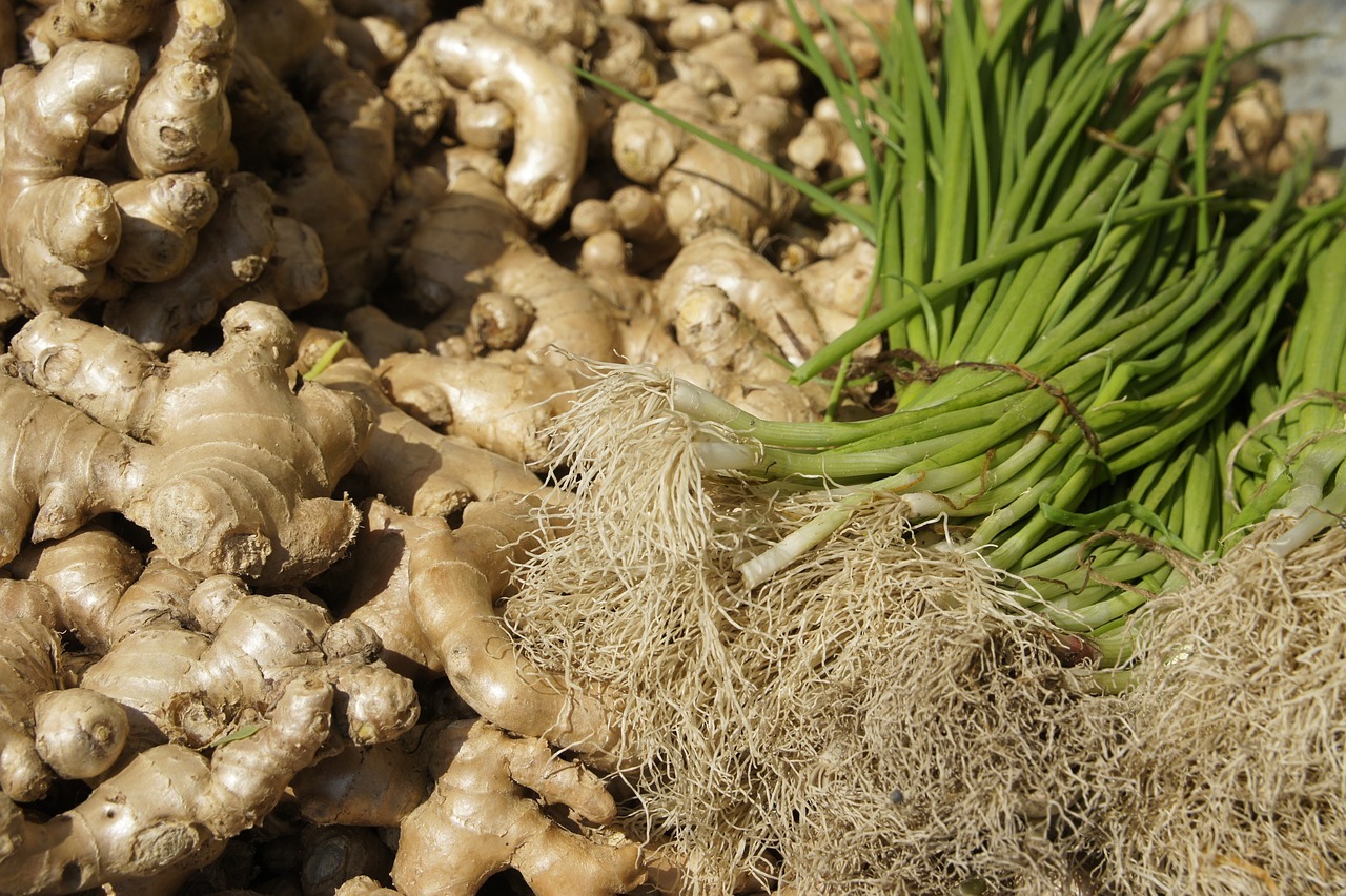 Ginger root, raw