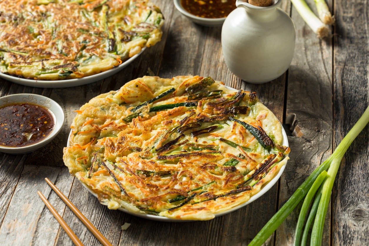 Haemul Pajeon - Seafood and Green Onion Pancake