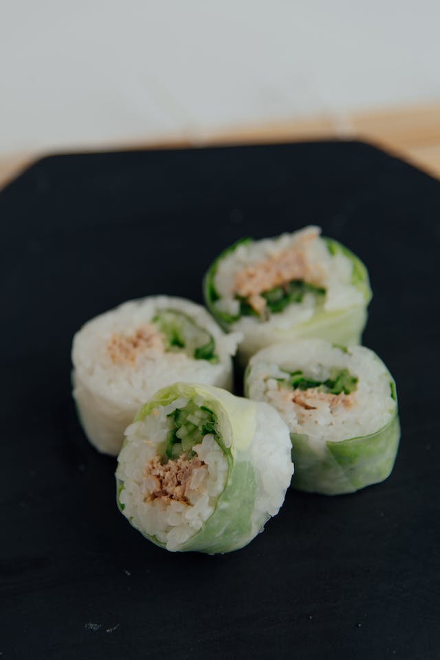 Rice Wrapped in Lettuce
