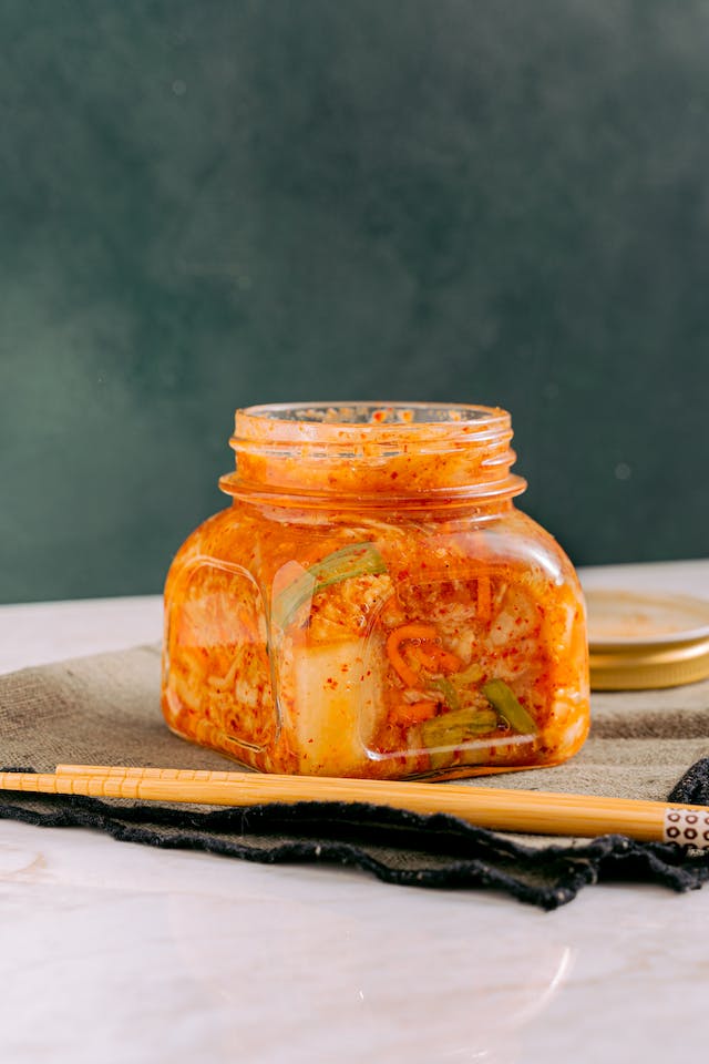 Wrapped Kimchi