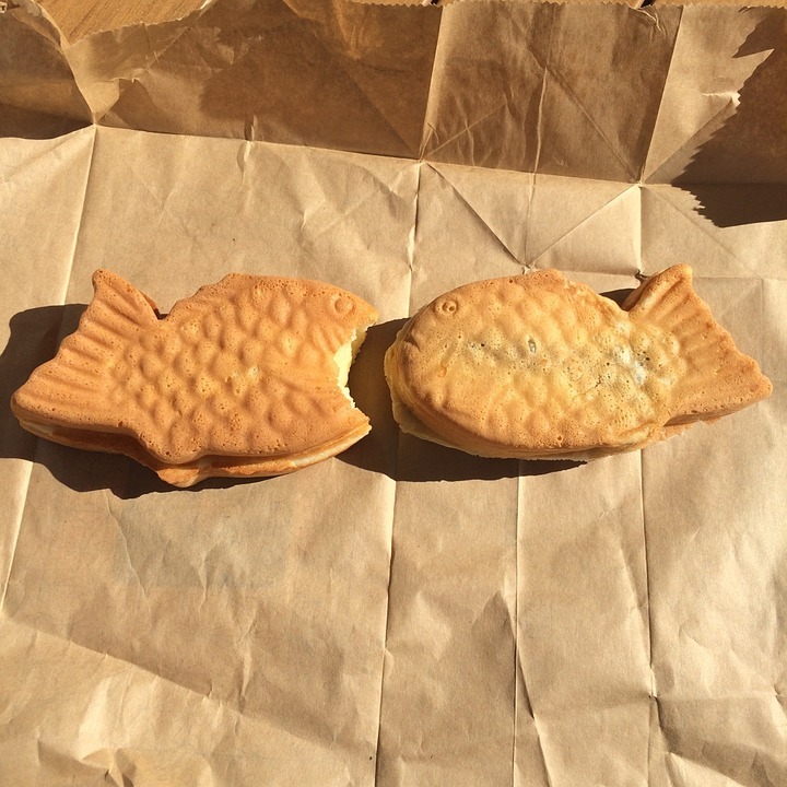 carp-shaped pastry