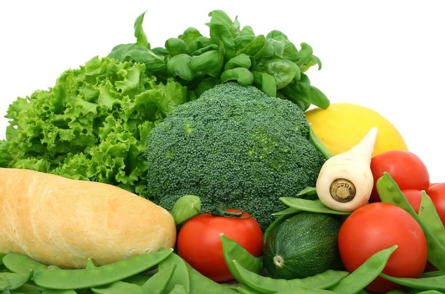 different kinds of vegetables