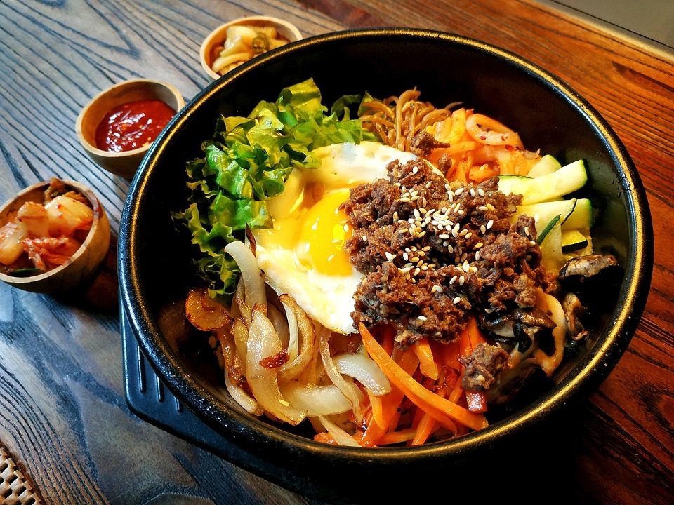 bibimbap a popular Korean dish