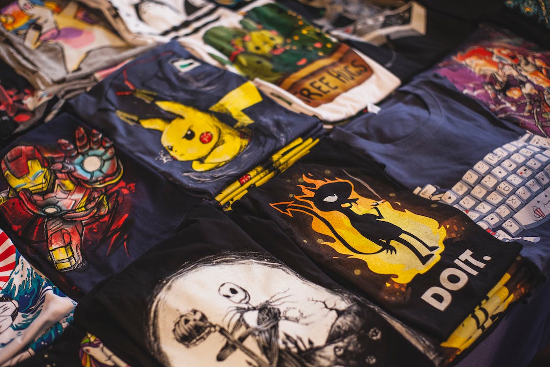 You can customize your t-shirts with some remarkable inks