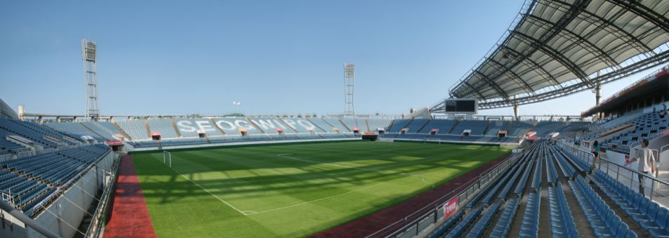 Image of the Jeju World Cup Stadium.