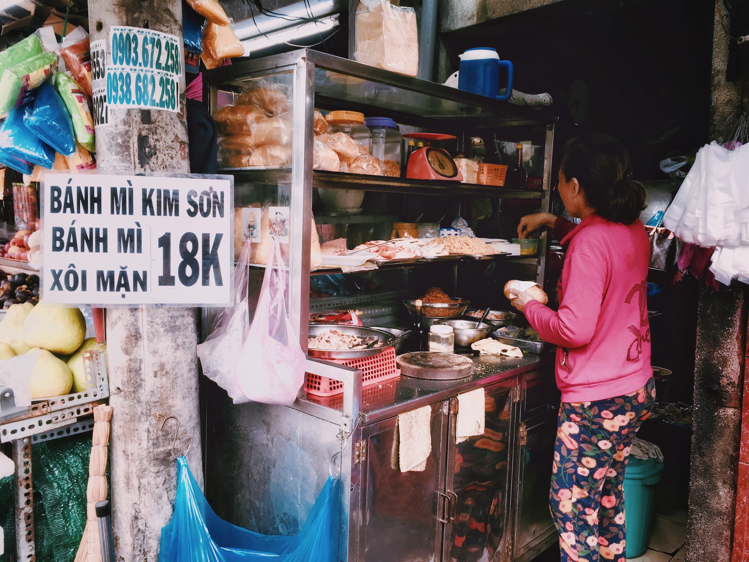 Vietnamese street food stall