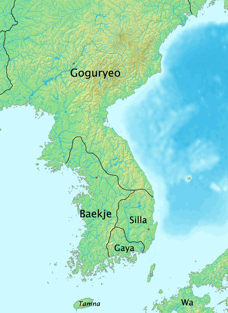 A Baekje Map in 375