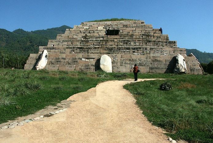 A royal tomb, located in Ji'an, Jilin, China, was built by the Goguryeo Kingdom